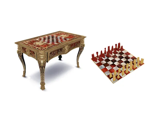 Alpha Charles Boulle World Tables by annaqstories updated - The Sims 4 Custom Content