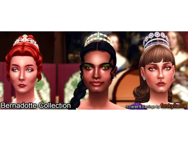 Mix The Bernadotte Collection by funkyllama - The Sims 4 Custom Content