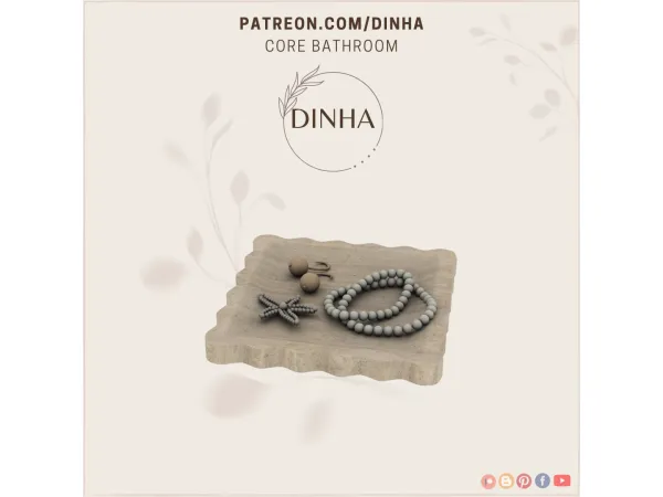 Mix Core Bathroom Deco Object - The Sims 4 Custom Content