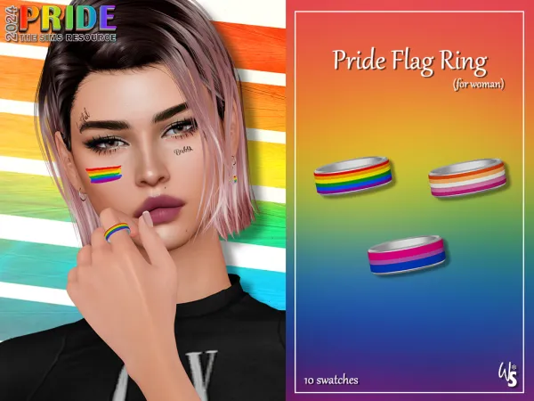 Alpha Celebrate with Pride - The Sims 4 Custom Content
