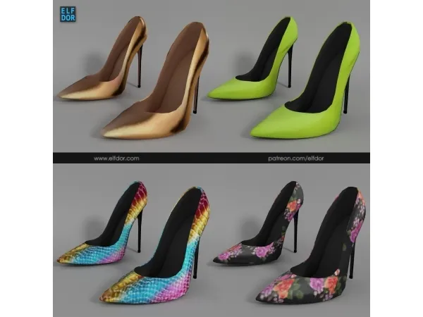 Alpha 2024 June 1 Summer Shoes Set - The Sims 4 Custom Content