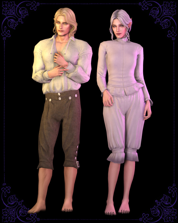 Mix Medieval undergarment by simsfinds - The Sims 4 Custom Content