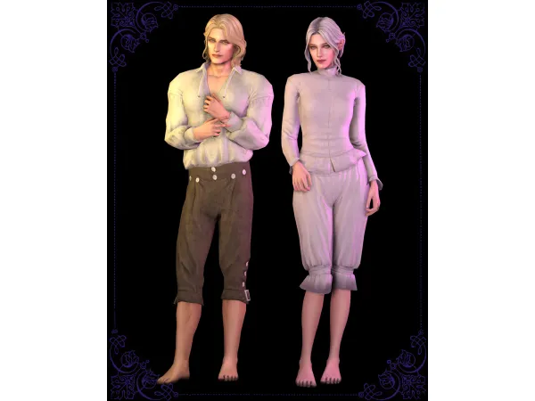 Mix Medieval undergarment - The Sims 4 Custom Content