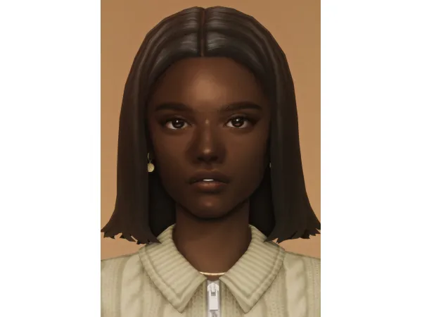 Maxis Match india hair by dogsill - The Sims 4 Custom Content
