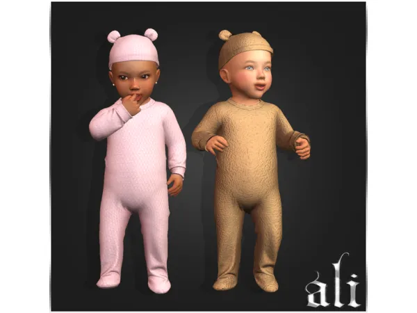 Mix REIGN outfit MAY 2024 (INFANT) by ali_s4cc - The Sims 4 Custom Content