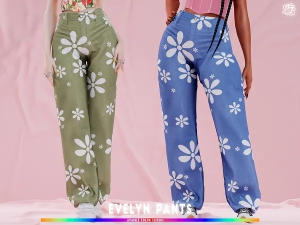 Alpha Evelyn pants BRsims - The Sims 4 Custom Content