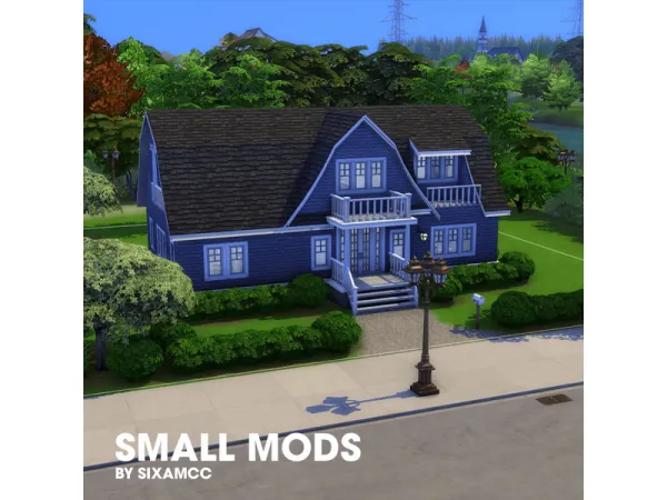 Maxis Match Small Mod Brindleton Bay Outdoor Lamp Be Gone by sixamcc - The Sims 4 Custom Content
