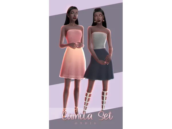 Maxis Match Camila Clothing Set by oydis - The Sims 4 Custom Content