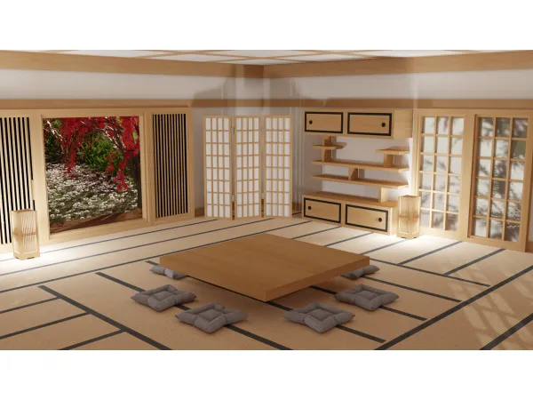 Mix Embracing Tradition Shibui set by EllaSims - The Sims 4 Custom Content