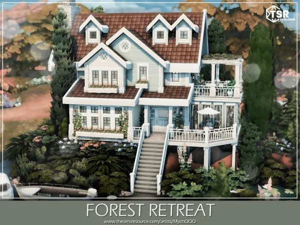 Maxis Match Forest Retreat (No ) - The Sims 4 Custom Content