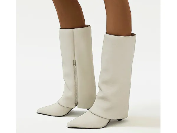 paloma wool leather slouch boots by delicious things