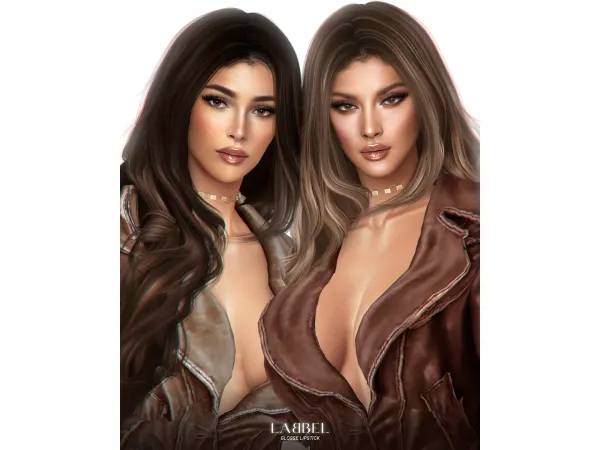 Alpha GLOSSE LIPSTICK by LabbelSims - The Sims 4 Custom Content