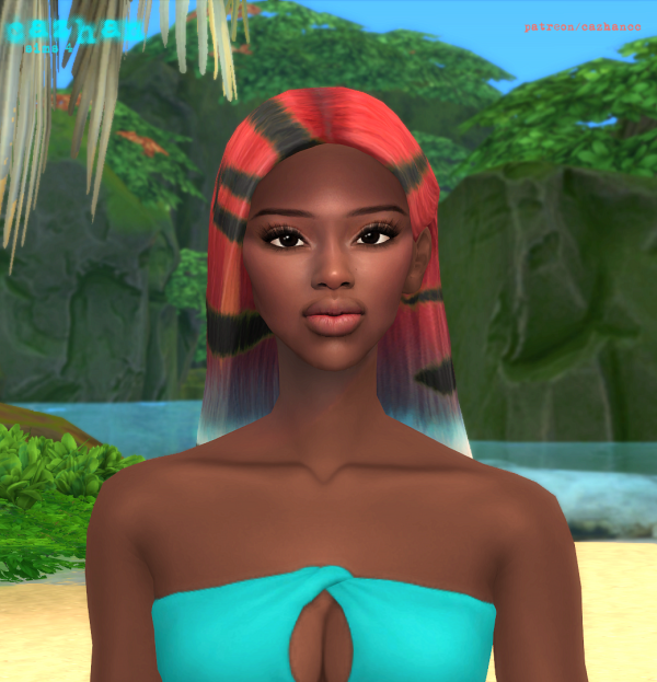 Maxis Match [Parrot] hair by simsfinds - The Sims 4 Custom Content