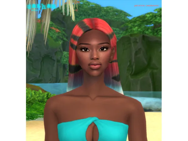 Maxis Match [Parrot] hair by cazhancc - The Sims 4 Custom Content