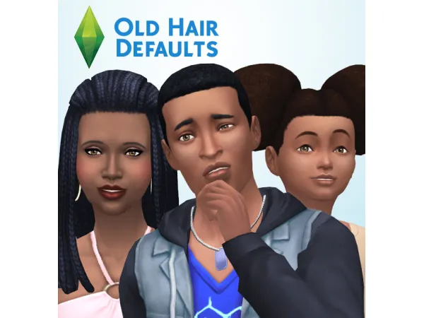 Maxis Match Old Hair Rollback Default Replacements by IntincrMars - The Sims 4 Custom Content