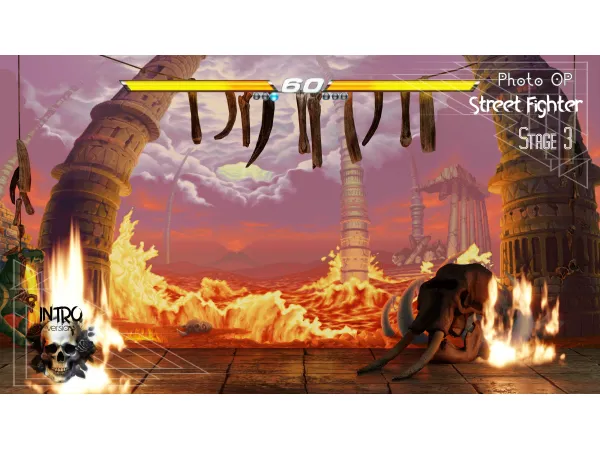 Alpha Street Fighter Stage 3 Photo OP by introversionscenes - The Sims 4 Custom Content