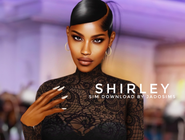 Alpha Shirley (Sim Download) by shopwithflynnn - The Sims 4 Custom Content