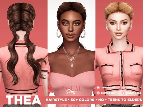 Alpha The Hairstyle NOW AT CURSEFORGE by casualsims - The Sims 4 Custom Content