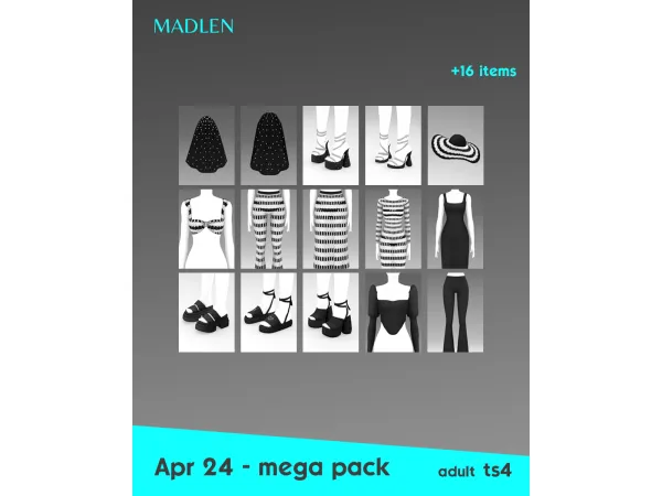 Maxis Match Mega Pack (April 24)(Download) by madlen - The Sims 4 Custom Content
