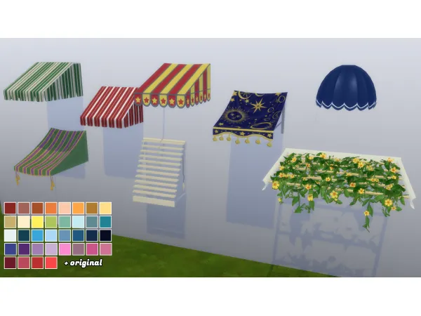 Maxis Match Awnings to by Deastrumquodvicis - The Sims 4 Custom Content