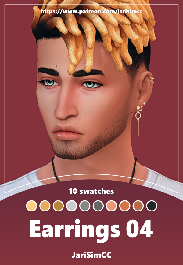 Maxis Match JariSimCC Earrings 09 by simsfinds - The Sims 4 Custom Content