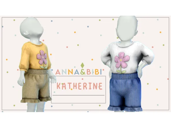 Alpha Katherine_Toddler [AnnaBibi] by anna_bibi - The Sims 4 Custom Content
