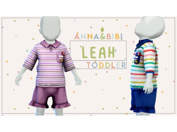 Alpha Leah_Toddler [AnnaBibi] by anna_bibi - The Sims 4 Custom Content