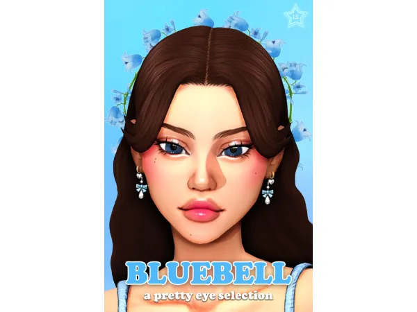 Mix bluebell a pretty eye selection - The Sims 4 Custom Content