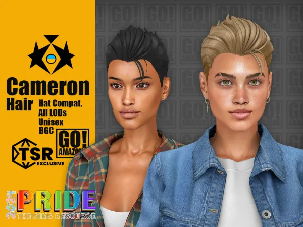 Maxis Match CAMERON - The Sims 4 Custom Content