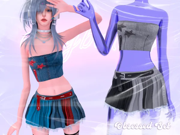 Alpha KITTEN OBSESSED SET by ohmybunnny - The Sims 4 Custom Content