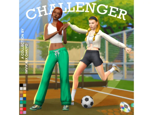 Maxis Match Challenger Collection oakiyo x imvikai by oakiyo - The Sims 4 Custom Content