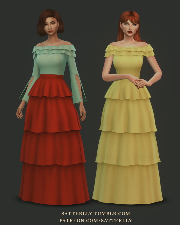 Maxis Match Set Estella 4 (spring) by simsfinds - The Sims 4 Custom Content
