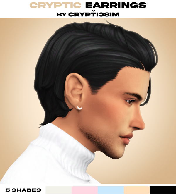 Maxis Match cryptic earrings by simsfinds - The Sims 4 Custom Content