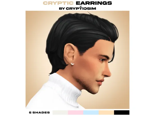 Maxis Match cryptic earrings by crypticsim - The Sims 4 Custom Content