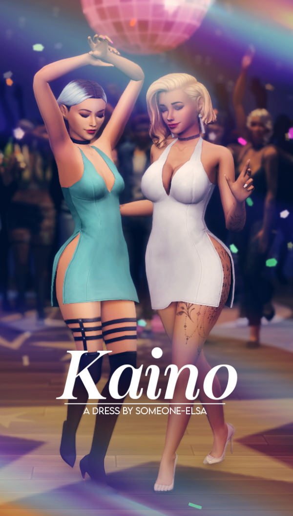 Maxis Match Kaino Dress by simsfinds - The Sims 4 Custom Content