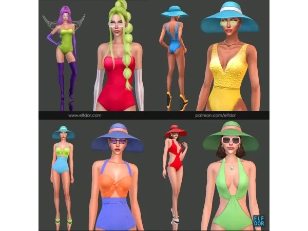 Maxis Match 2024 June 3 Beach Fashion - The Sims 4 Custom Content