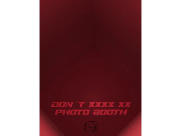 Alpha [Bongddi] Don't xxxx xx photo booth by BONGDDI - The Sims 4 Custom Content