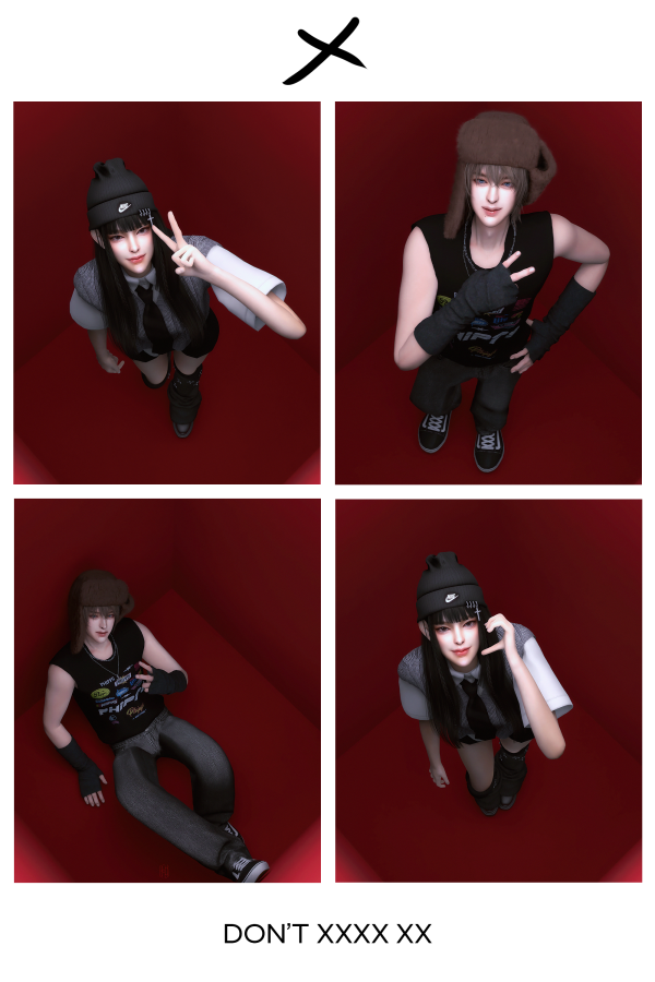 Mix [BongddixSsiat] Don't xxxx xx by simsfinds - The Sims 4 Custom Content