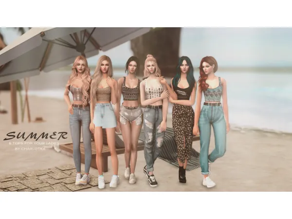 Summer collection - The Sims 2 Custom Content