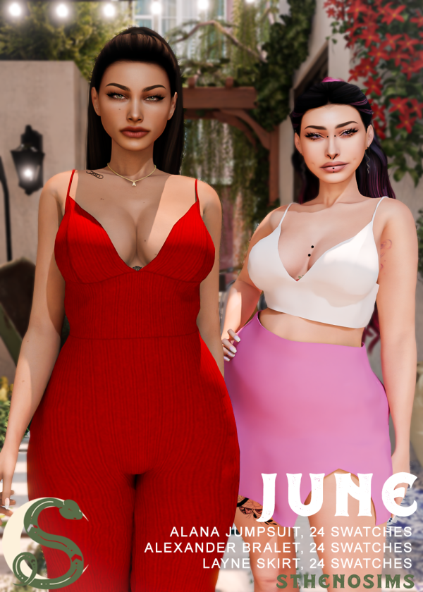 Alpha June Clothing Dump ( ) by simsfinds - The Sims 4 Custom Content
