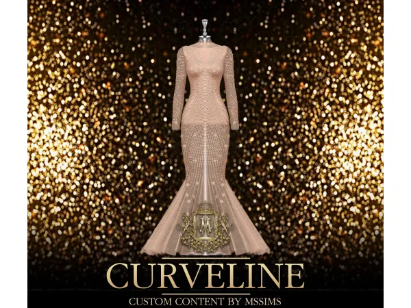 Alpha CURVELINE by Mssims4 - The Sims 4 Custom Content