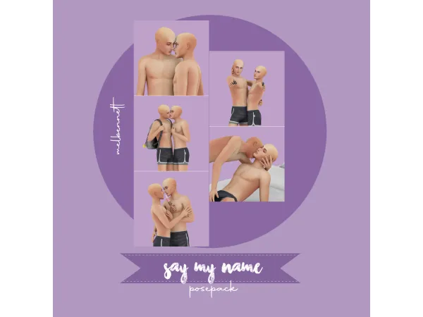 Mix Say My Name Posepack - The Sims 4 Custom Content