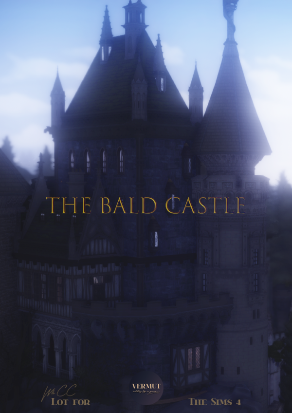 Alpha The Bald Castle by simsfinds - The Sims 4 Custom Content