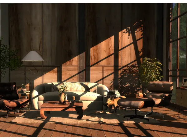 Mix Retreat wall murals by tillytiger - The Sims 4 Custom Content