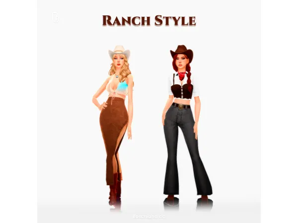 Maxis Match RANCH STYLE - The Sims 4 Custom Content