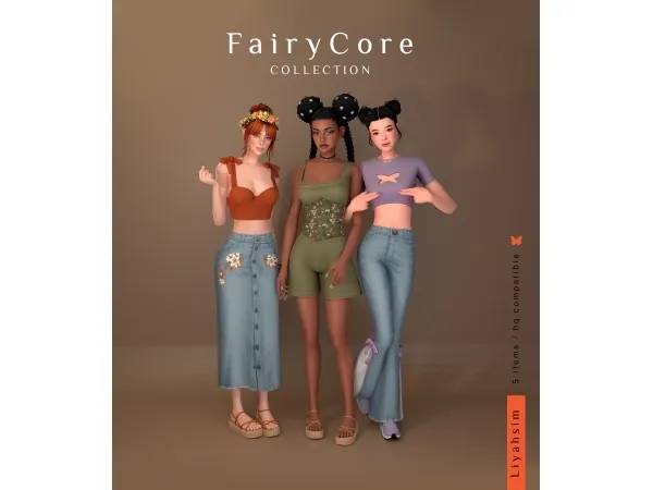Maxis Match FairyCore Collection - The Sims 4 Custom Content