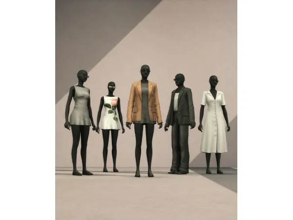 Maxis Match Urban City V by rustysims - The Sims 4 Custom Content