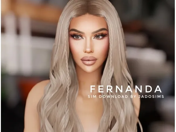 Alpha Fernanda (Sim Download) - The Sims 4 Custom Content