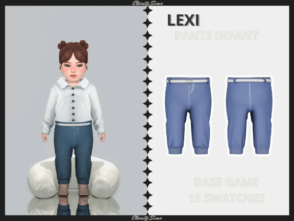 Alpha Lexi Pants Infant - The Sims 4 Custom Content