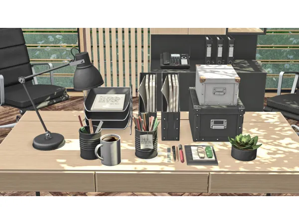 Alpha Office Sirens - The Sims 4 Custom Content